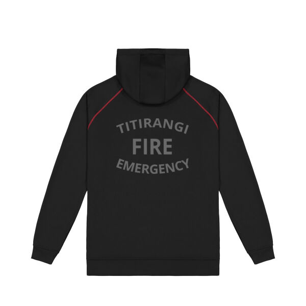 TVFB KIDS HOODIE CURVED TEXT GREY Thumbnail